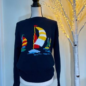 Vintage Nautical Sweater - S/M